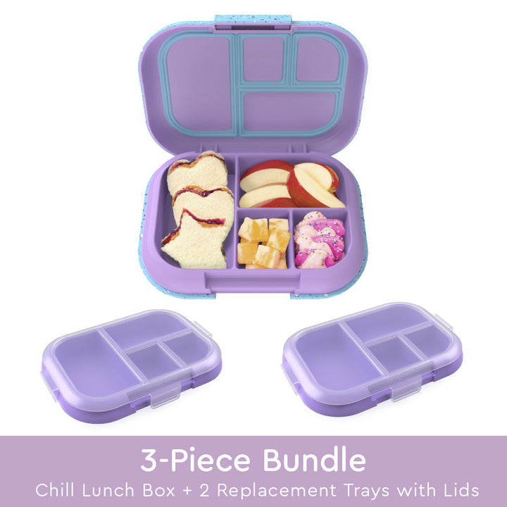 Bentgo Chill Kids Lunch Box & 2 Extra Trays with Lids V1