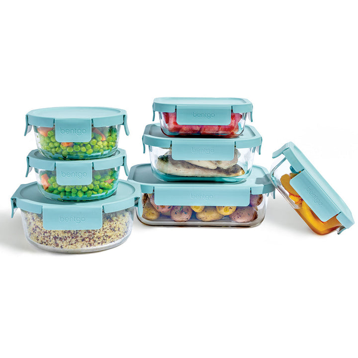 Bentgo Glass Leak-Proof Food Storage Set (14-Piece) U8
