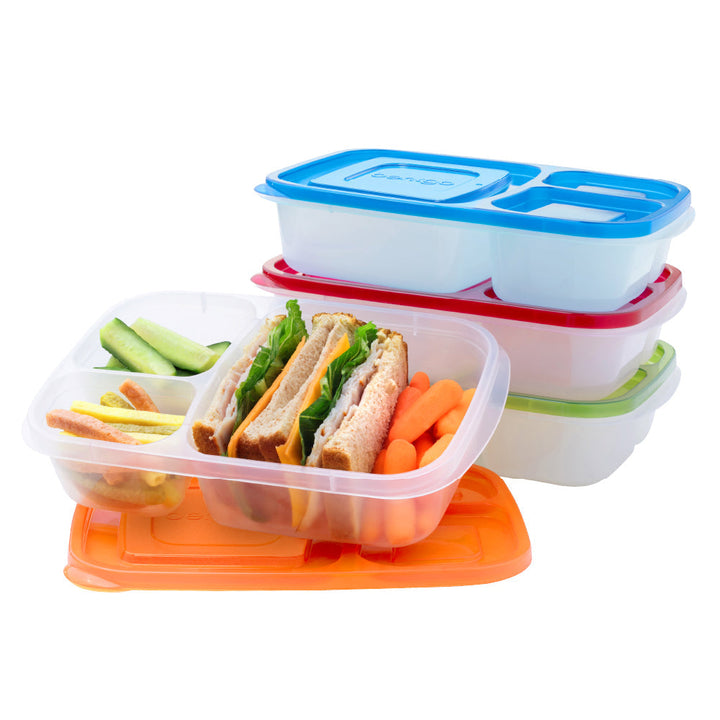 Bentgo Easyboxes 3-Compartment Food Containers 8-Piece Set B1