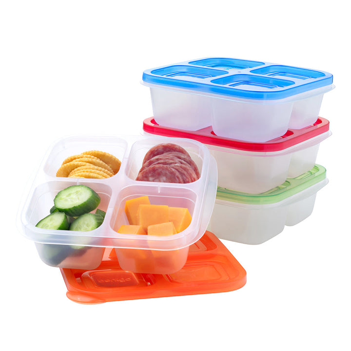 Bentgo Easyboxes 4-Compartment Snack Containers 8-Piece Set I4