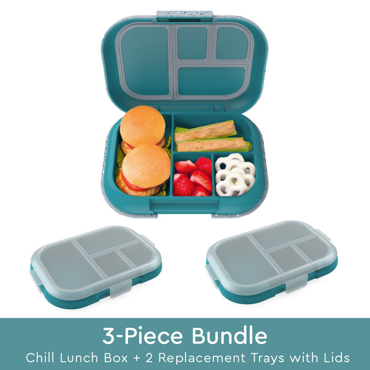 Bentgo Chill Kids Lunch Box & 2 Extra Trays with Lids M5