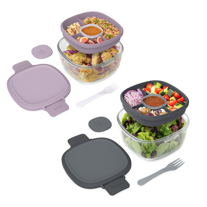 Bentgo Glass Salad Container (2-Pack) W2