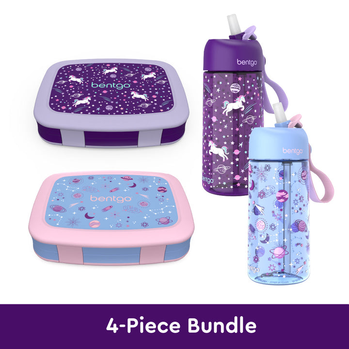 Bentgo Kids Prints Lunch Boxes & Water Bottles I3